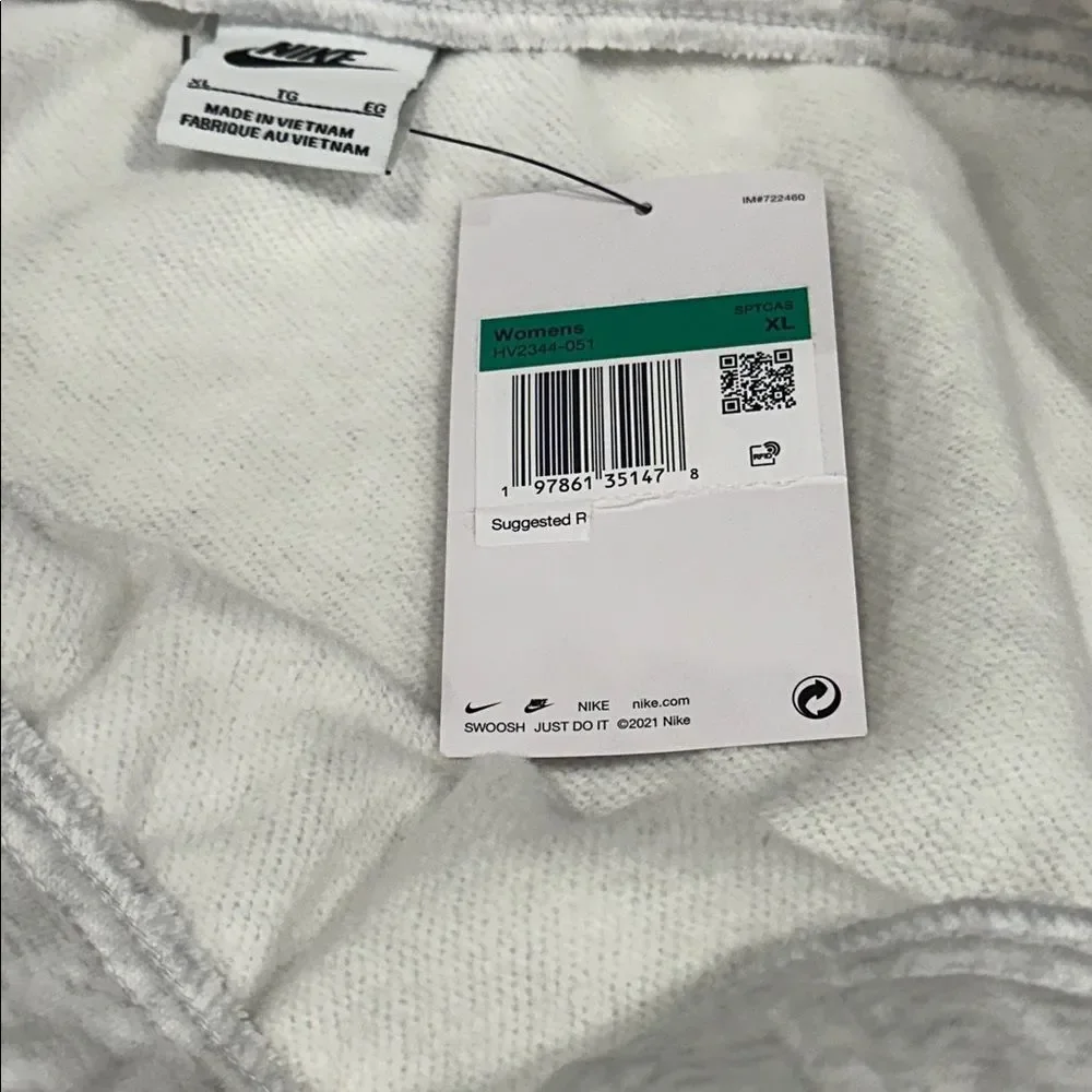 Nike Mid Rise Club Fleece Skirt NEW Birch Heather XL Athletic Skirt